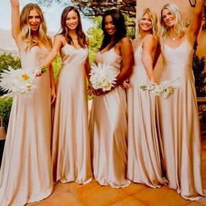 NWT Show Me Your Mumu Champagne Faith Maxi Dress